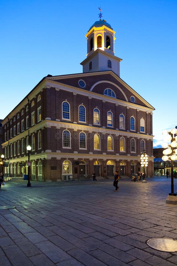 Faneuil Hall editorial stock image. Image of market, skyline 24444259