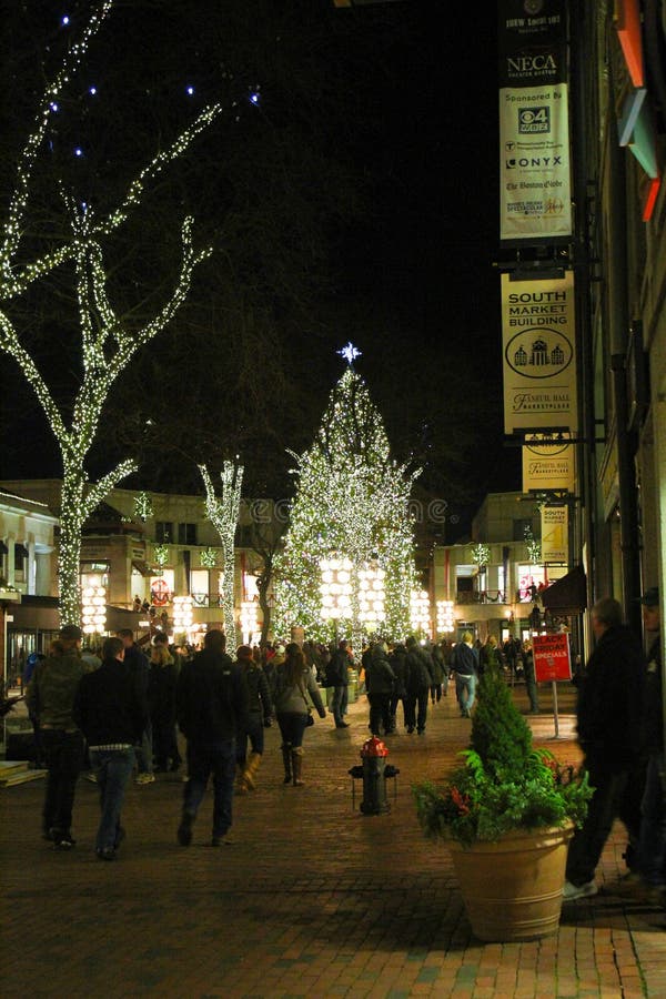 Christmas in Boston Store, Faneuil Hall, Boston, MA Editorial Photo