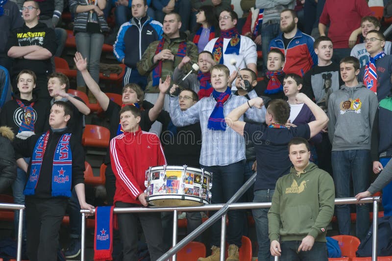 Fans of Crvena Zvezda editorial stock image. Image of reception - 22604269