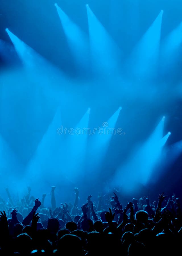 Fans and light show royalty free stock photo Fans and light show royalty free stock photo