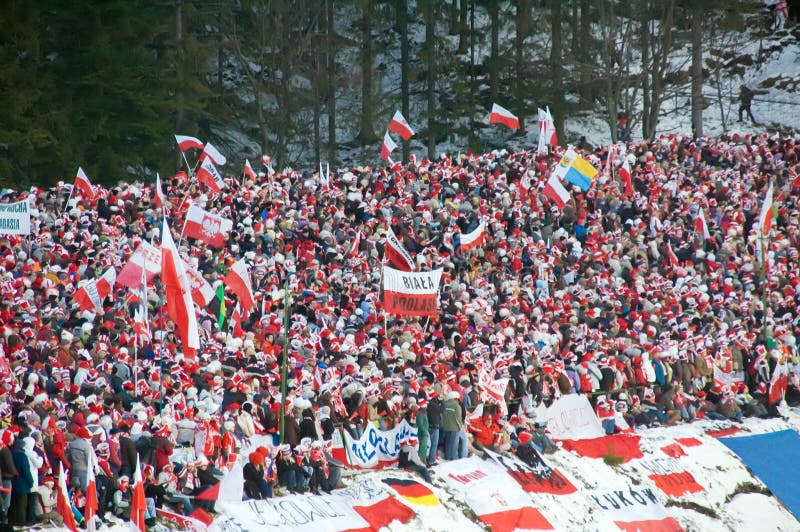 Fans of Ski Jumping