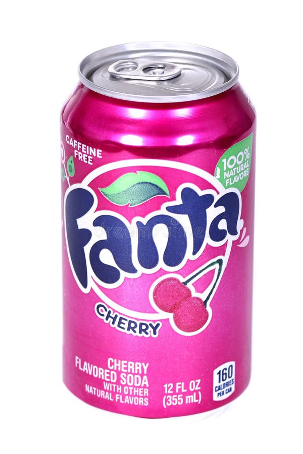 Fanta Cherry imagen editorial. Imagen de cereza, reconocible 131161210