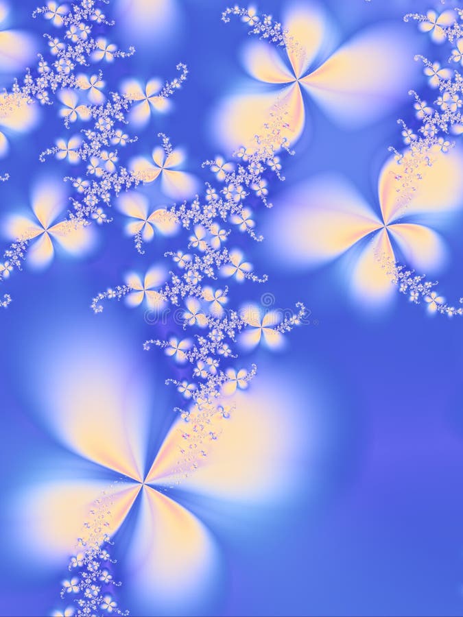 Fantasia florescente ilustração do vetor