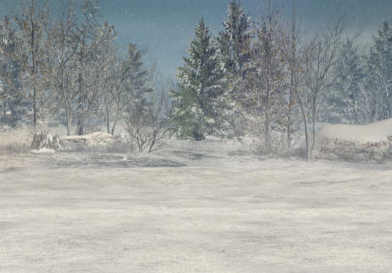 Fantasie-Winter-Hintergrund