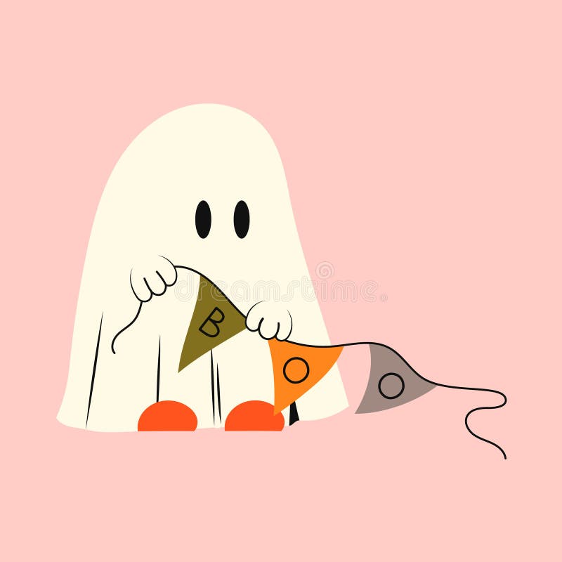 Fantasma De Halloween Com Mãos Levantadas. Fantasma Kawaii Em Roupas  Brancas. Desenho Místico Do Monstro Kawaii Ilustração do Vetor - Ilustração  de branco, feriado: 254461412