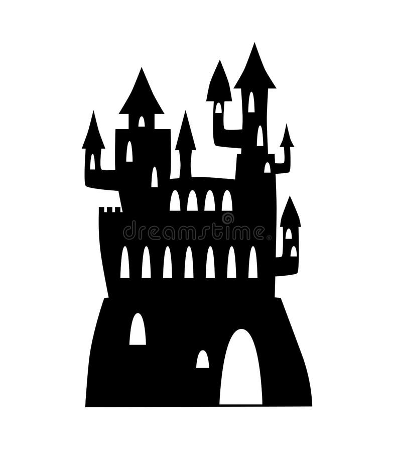 fairy tale clipart black and white