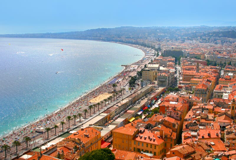 Fantastic Cityscape of Nice, France Stock Photo - Image of azur, house:  13984318
