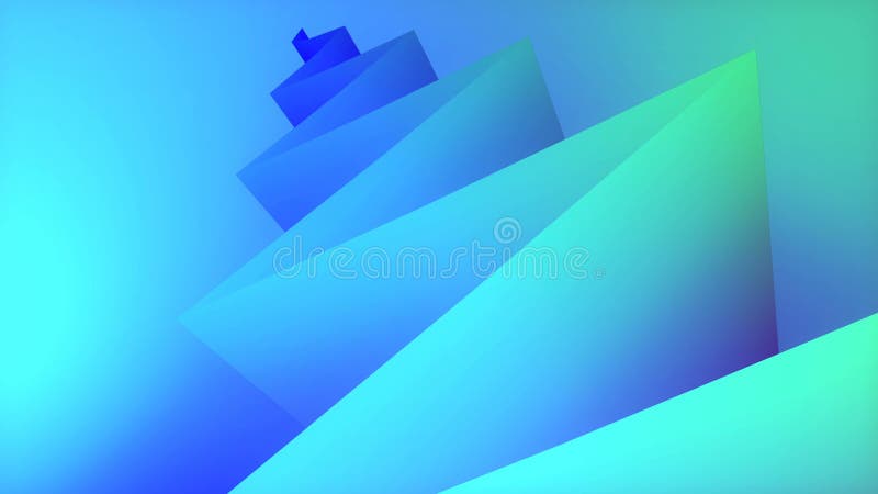 3d rendering loop animation with endlessly moving neon colored zigzag pattern 4K royalty free illustration