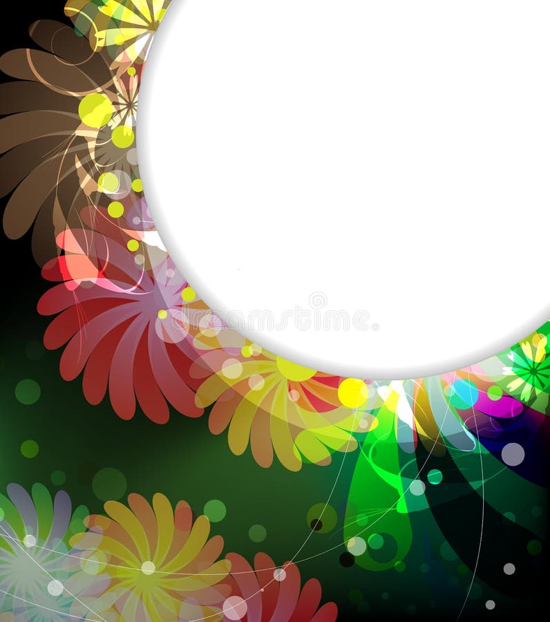 Fantastic floral background