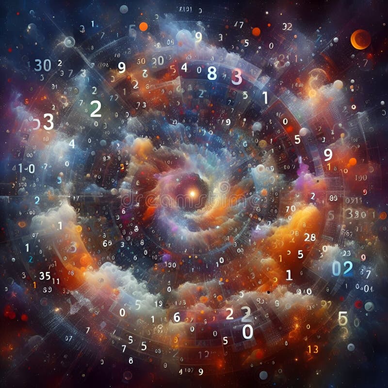 Fantasy Art: Numbers that Speak To Us Stock Photo - Image of meanings, invites: 309741328