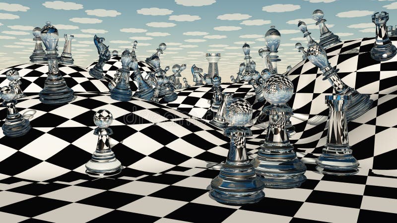 fantasy 3d art,  3d art screensaver. 3d fantasy arts, graphic art  pictures 3d Chess