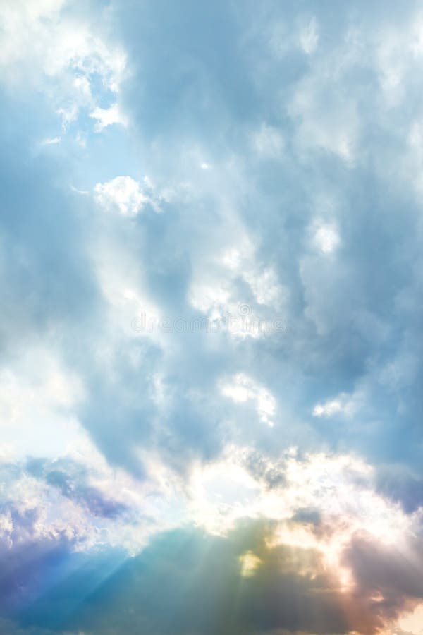 Rainbow cloud, dark iPhone wallpaper