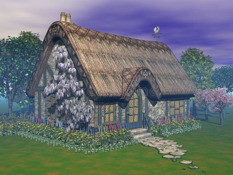 Fantasy Cottage Garden