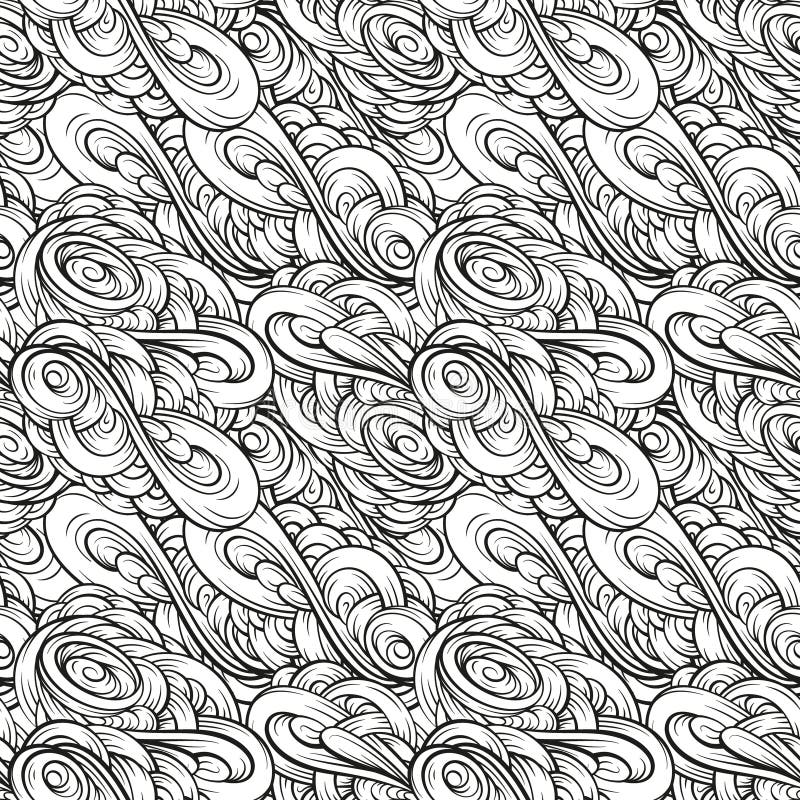 Fantasy Decorative Ornamental Seamless Pattern Stock Vector ...