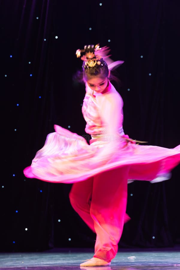 Fantasy illusion-Folk classical dance stock photography Fantasy illusion-Folk classical dance stock photography