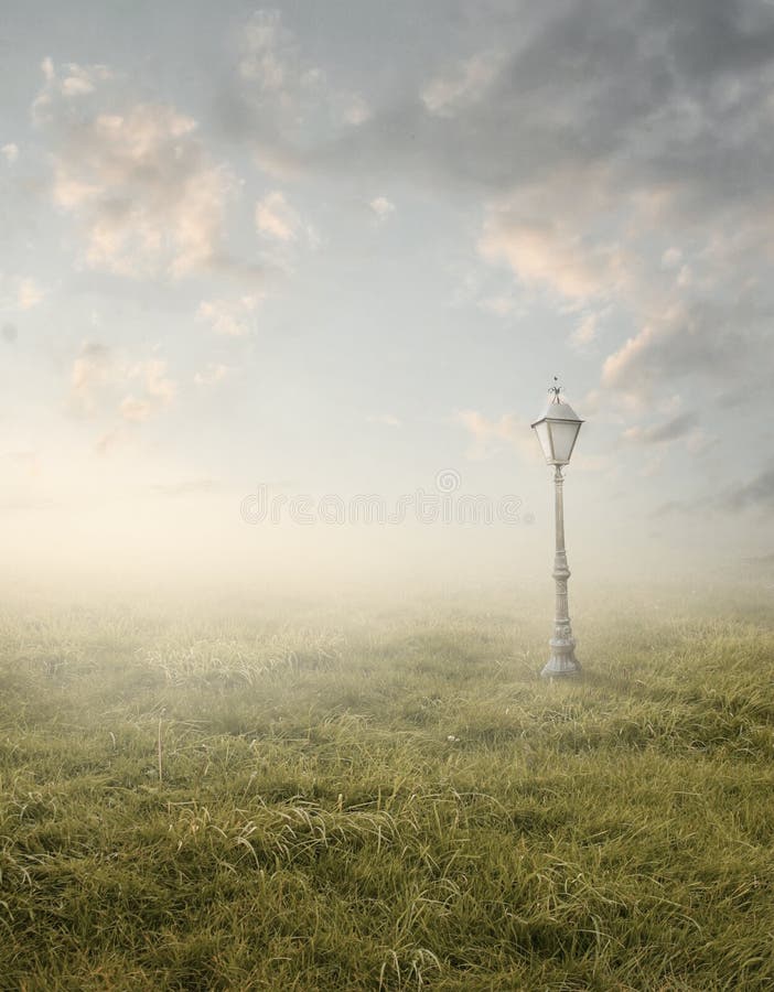 Fantasy Landscape Background of Grass and Lights Stock Image - Image of  morning, chess: 239456021