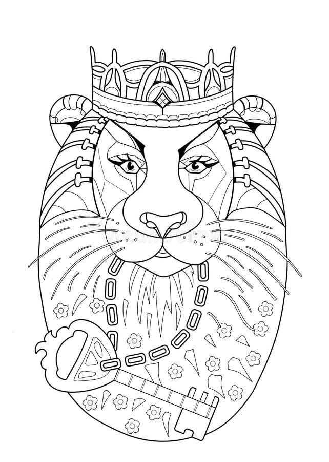 lion adult stock illustrations – 784 lion adult stock