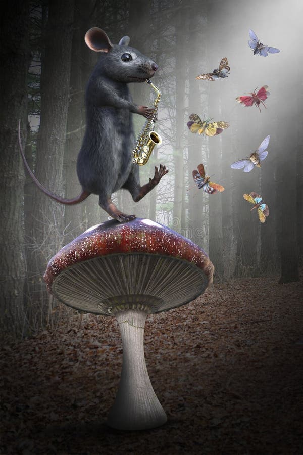 Fantasy Mouse, Music, Butterflies, Nature