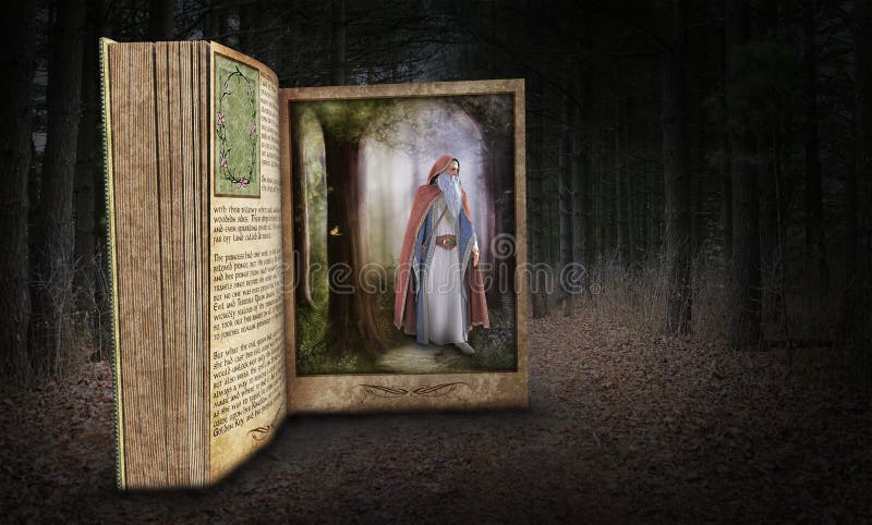 Fantasy Surreal Medieval Wizard, Livro