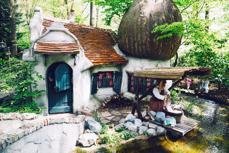 Fantasy themed park Efteling in Netherlands. royalty free stock image Fantasy themed park Efteling in Netherlands. royalty free stock image