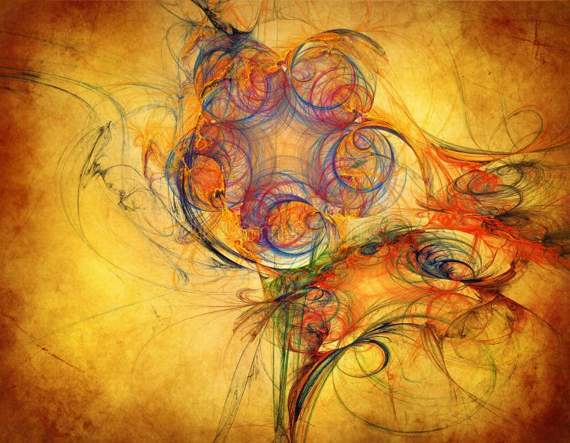 Fantasy vintage pattern for background vector illustration