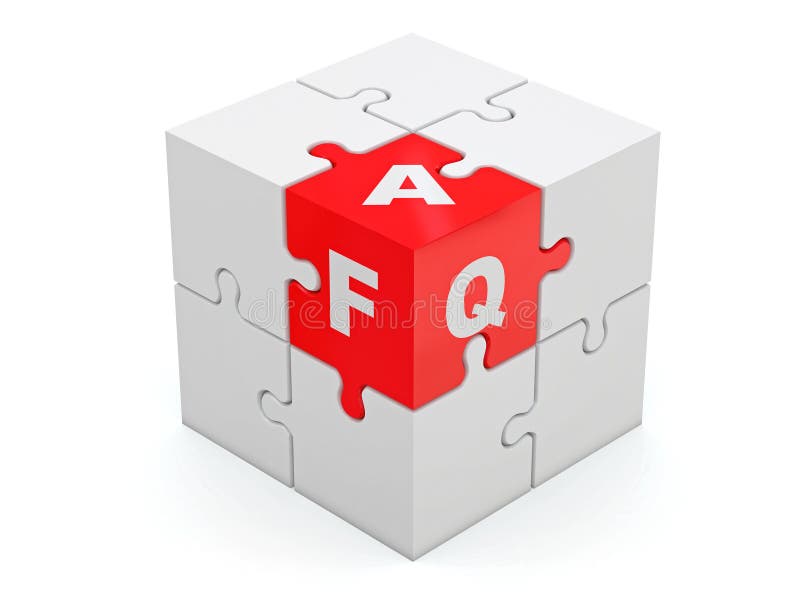 FAQ. Cube abstrait.