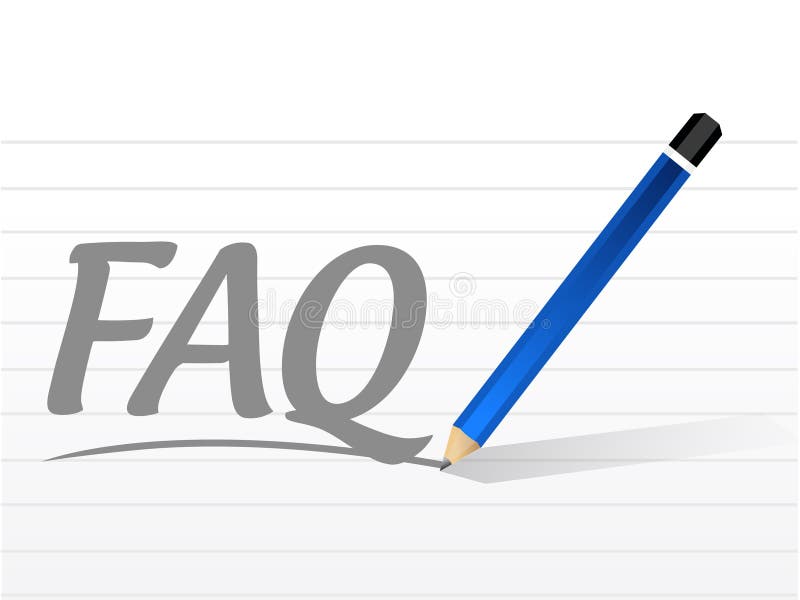 faq message sign illustration design stock illustration faq message sign illustration design stock illustration