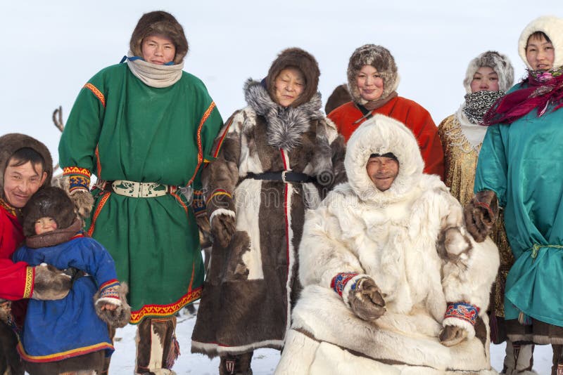 Far North, Yamal Peninsula, Day of the Reindeer Herder, Local Residents ...