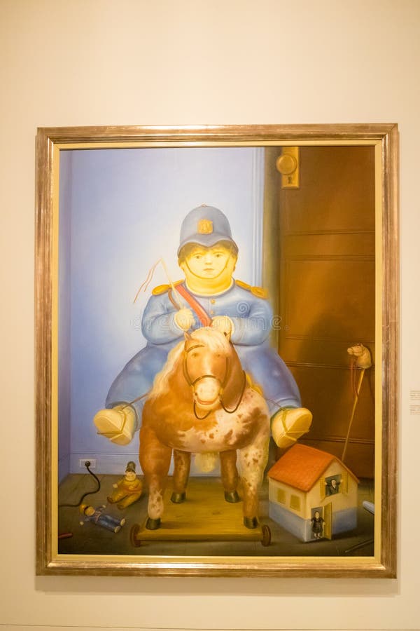 Farba Botero dzwonił Pedro Medellin Kolumbia zdjęcia royalty free Farba Botero dzwonił Pedro Medellin Kolumbia zdjęcia royalty free