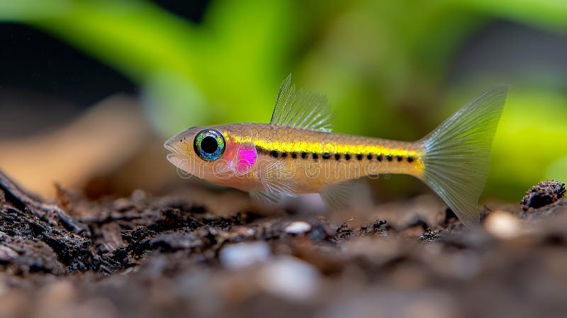 Farbenfrohe Fische in Aquarium vektor abbildung