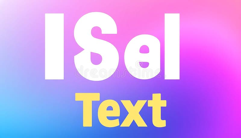 Farbenfrohe Isel Text Art lebendige Typografie abstrakte Text Design moderne Schrift Stock Foto Generative AI. Colorful Isel Text Art präsentiert lebendige Typografie und abstraktes Textdesign mit moderner Schrift und künstlerischem Ausdruck Stock Foto Generative AI