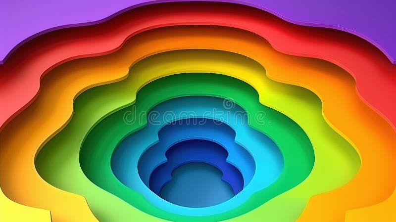 Farbenprächtiges Papierdesign, das ein abstraktes Muster schafft lizenzfreie stockfotografie