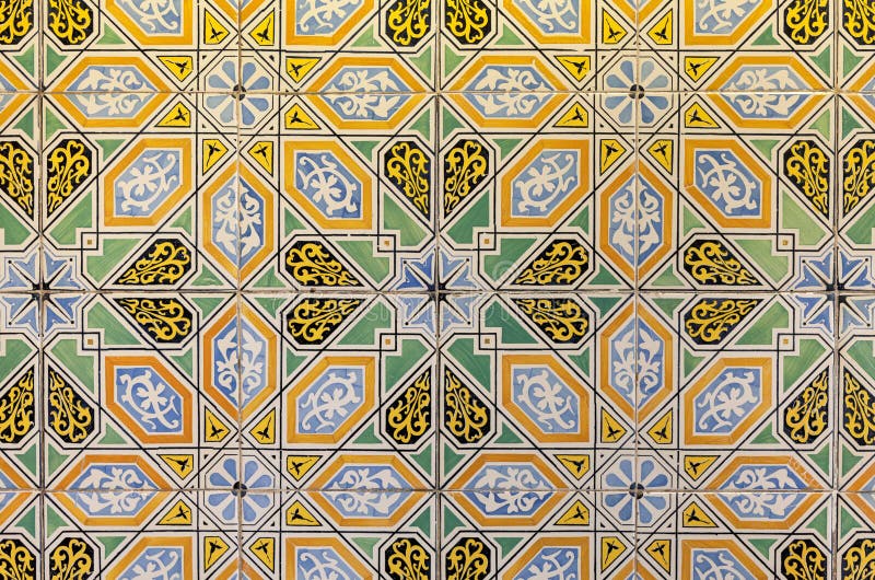 Farbige dekorative Fliesen Vibrierender Retro- Weinlesehintergrund lizenzfreies stockbild Farbige dekorative Fliesen Vibrierender Retro- Weinlesehintergrund lizenzfreies stockbild