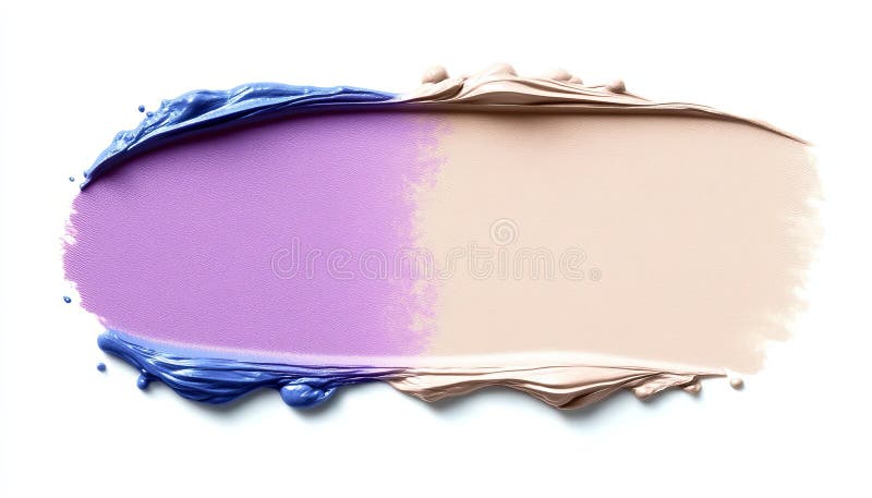 Farbige Pastell-Fundament Make-up Creme Schmuck auf einem weißen Hintergrund isoliert. Farbige Pastell Stiftung Make-up Creme Schmuck auf einem weißen Hintergrund isoliert durch ai