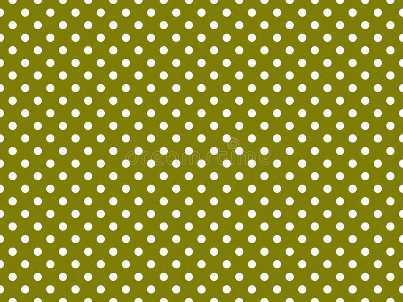 Farbige Polka-Punkte in texturierter Farbe über olivgrünem Hintergrund lizenzfreie abbildung