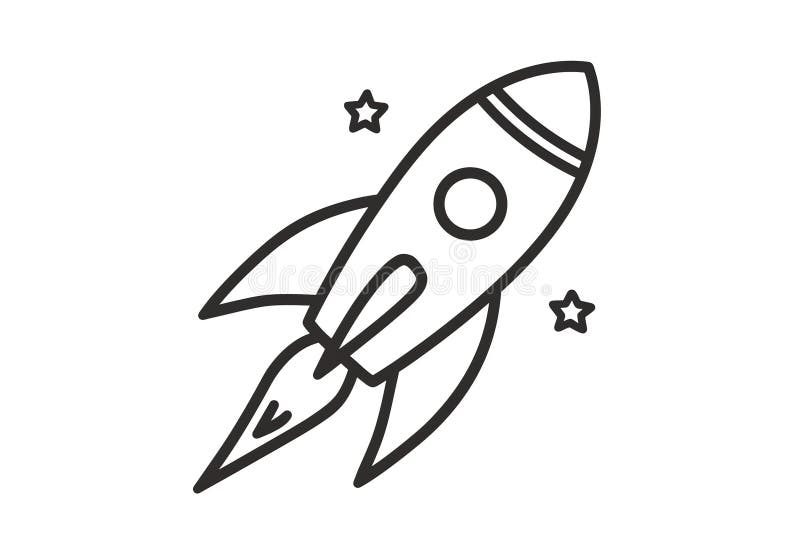 coloring rocket, AI generated image. coloring rocket, AI generated image