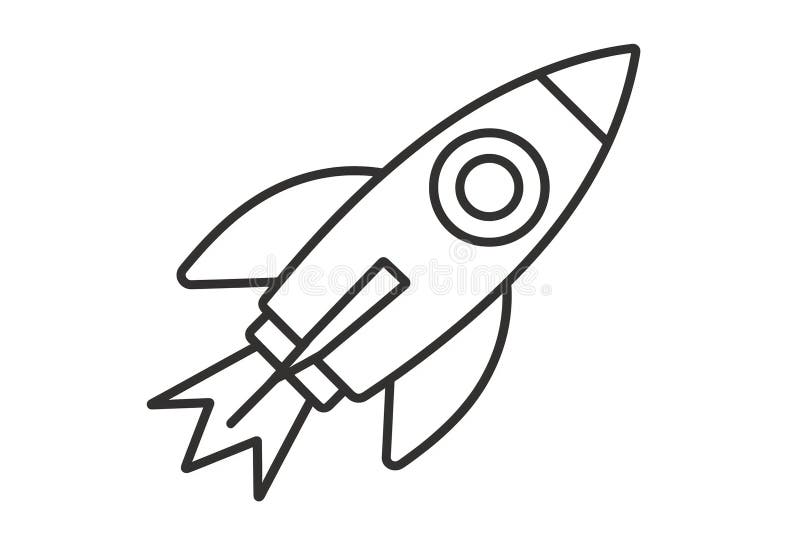 coloring rocket, AI generated image. coloring rocket, AI generated image