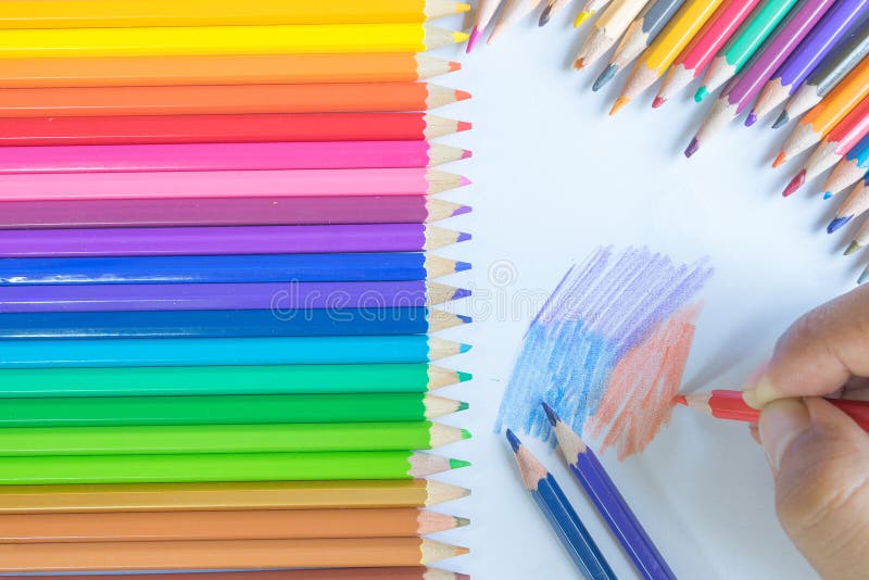 Farbtonbleistifte stockbilder Farbtonbleistifte stockbilder