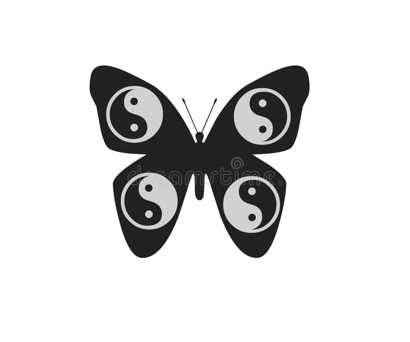 Farfalla isolata sull'elemento bianco dell'oggetto del fondo illustrazione vettoriale Farfalla isolata sull'elemento bianco dell'oggetto del fondo illustrazione vettoriale