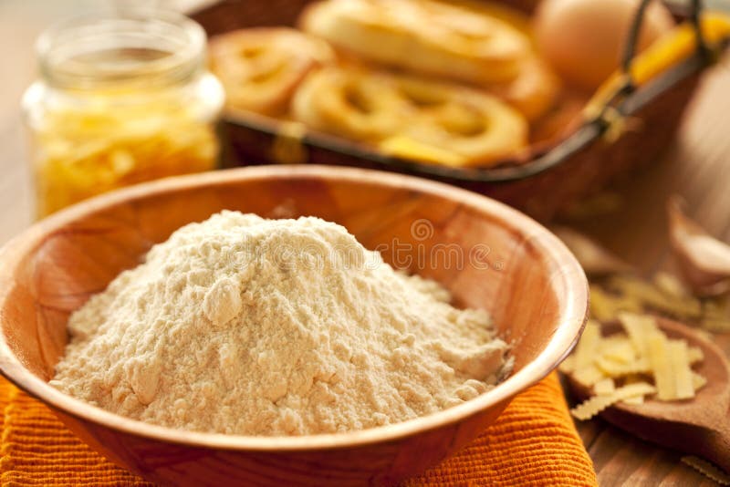 Farine blanche image stock Farine blanche image stock