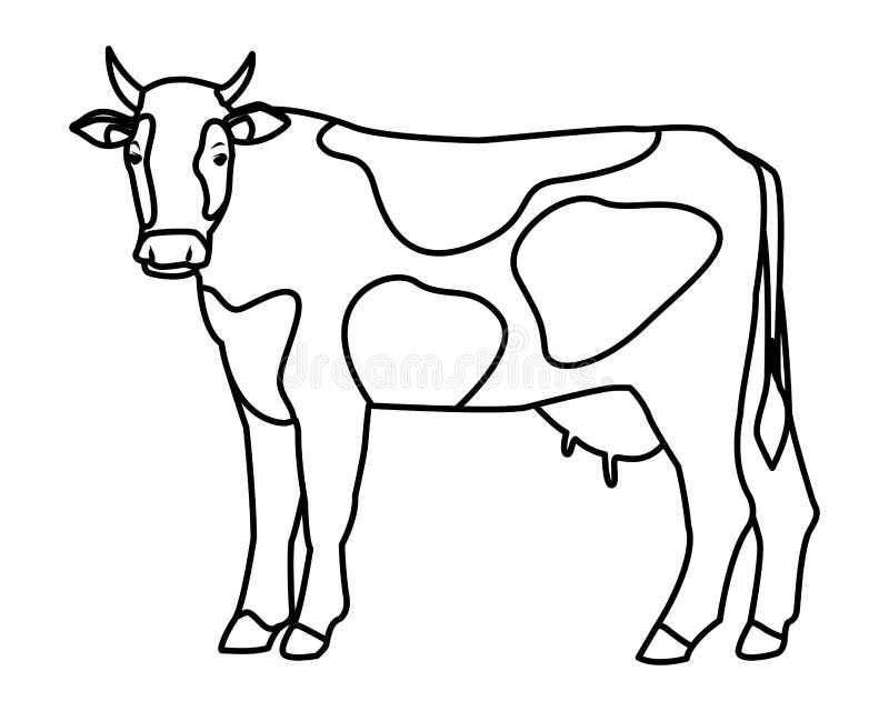 Farm, Animals and Farmer Cartoon in Black and White Stock Vector - Illustration of natural, food: 152342070 Farm, Animals and Farmer Cartoon in Black and White Stock Vector - Illustration of natural, food: 152342070