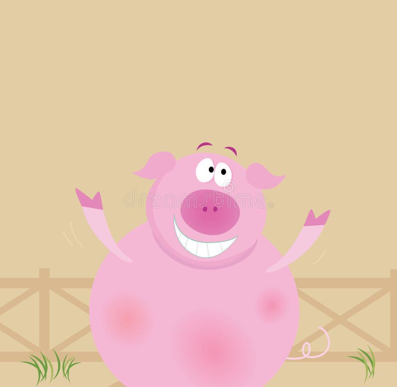 happy pig☆様 Happy Pig Stock Illustrations – 69,417 Happy Pig Stock