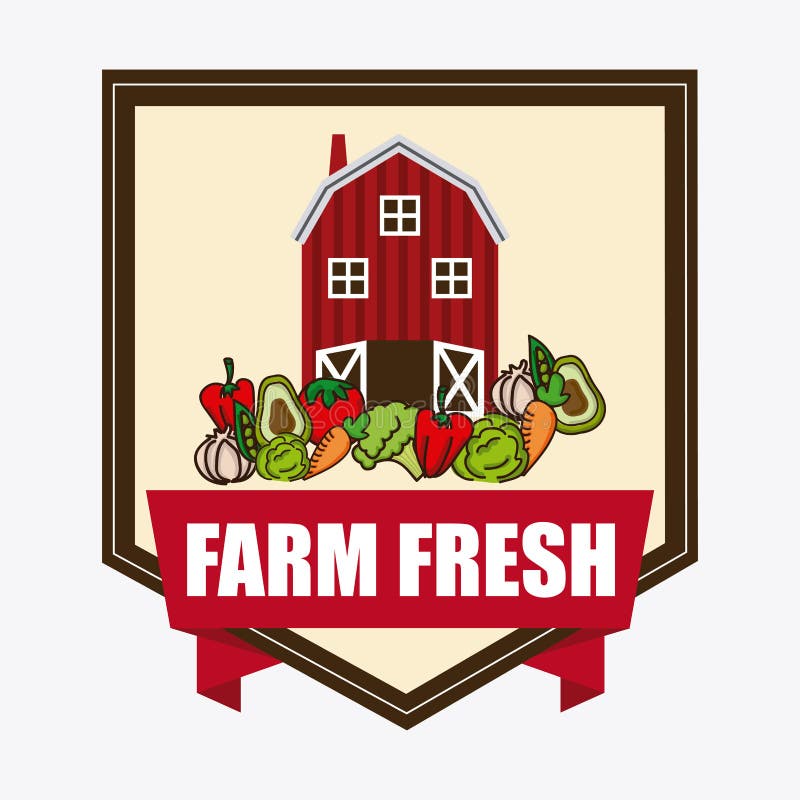 Farm design vector illustration