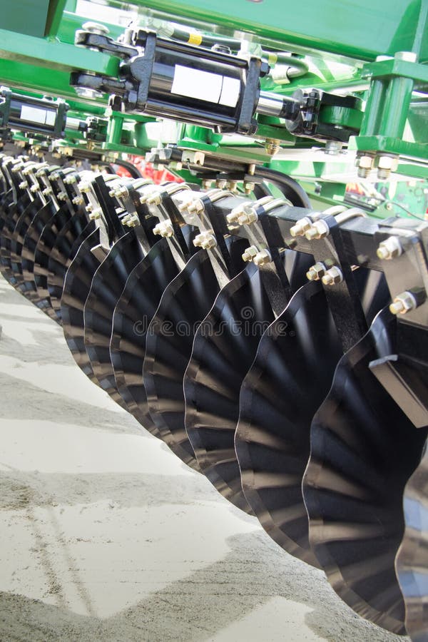 A Disc Plow in Use at a Farm in Idaho Stock Image Image of heavyduty