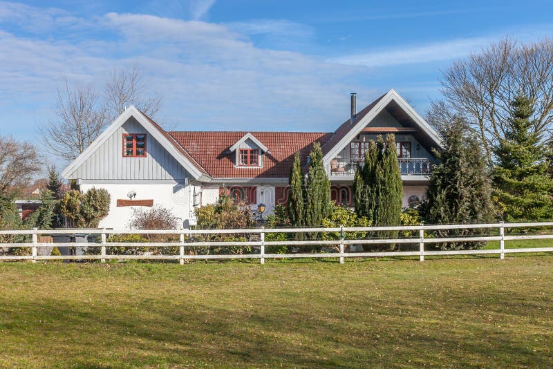 Farm house and garden