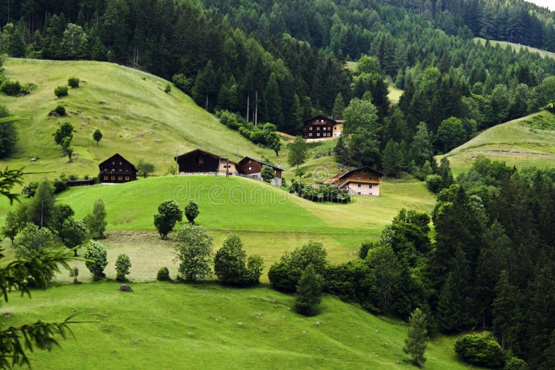 Farm house in the valley