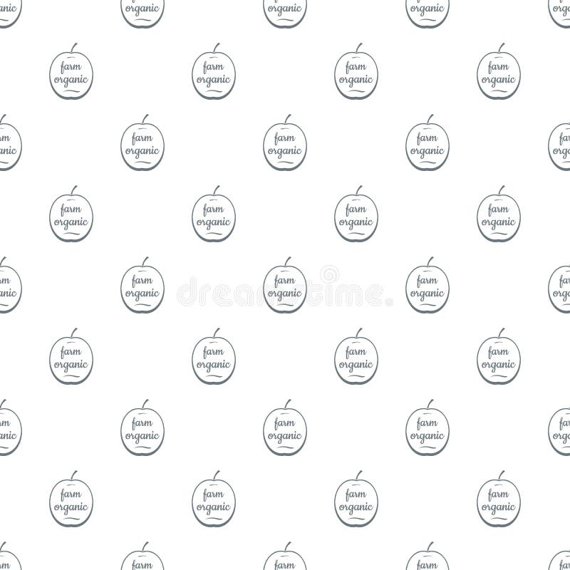 Farm organic pattern vector seamless vector illustration
