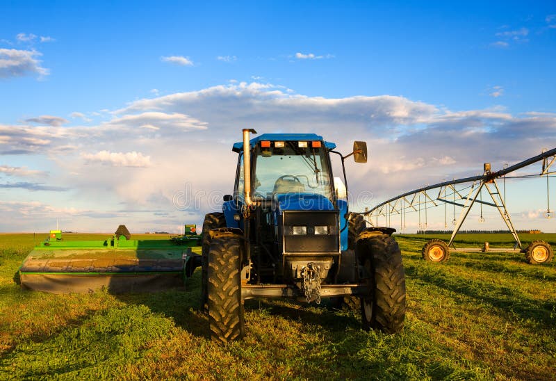 Modern John Deere Tractor Combine on Dairy Farm Editorial Photo Image