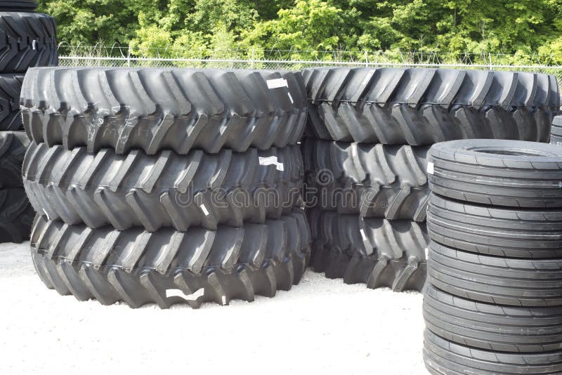 Farm Tractor Tires stock photo. Image of spare, maintenance 30897924
