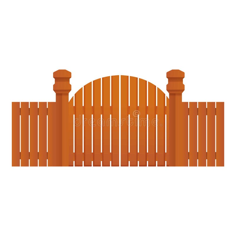 Farm Wood Gate Icon, Cartoon Style Stock Vector - Illustration of gate,  country: 174117698